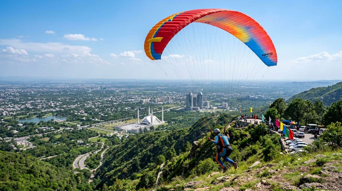 Paragliding in Islamabad