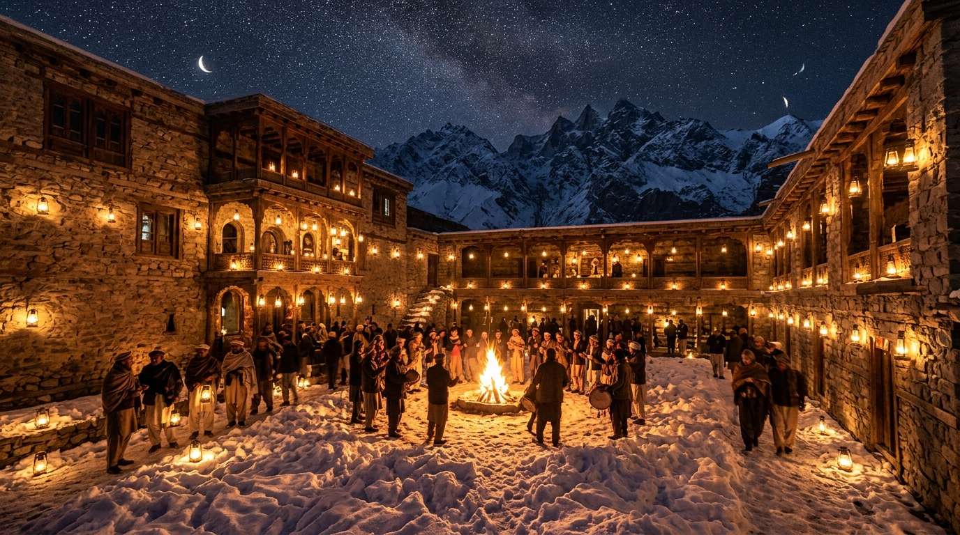 Mayfung Fire Festival Skardu