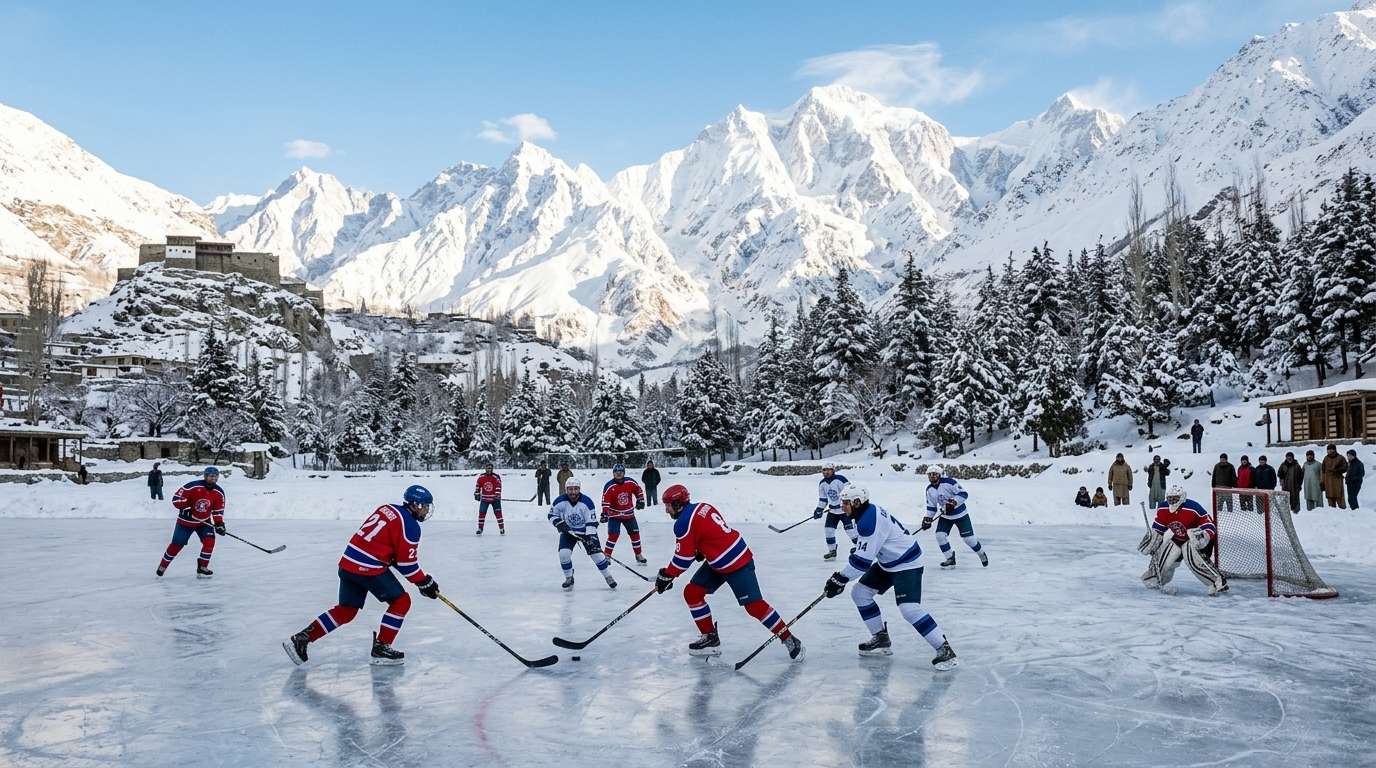 Ice Hockey in Hunza GB