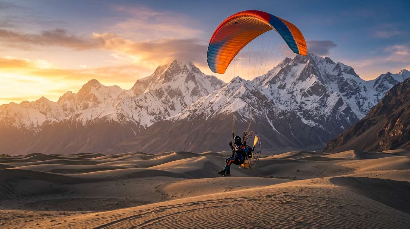 Motorgliding in Sarfaranga