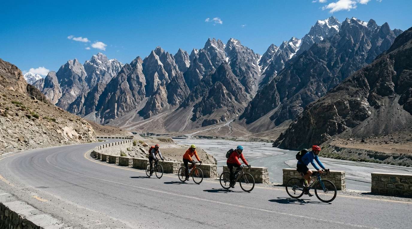 10 Days Cycling Event on KARAKURAM HIGHWAY