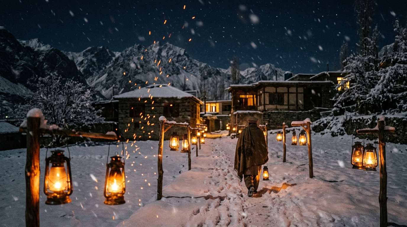 Mayfung Fire Festival Skardu